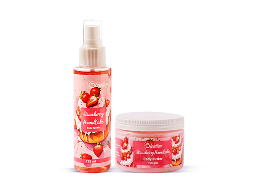 Strawberry PoundCake Duo